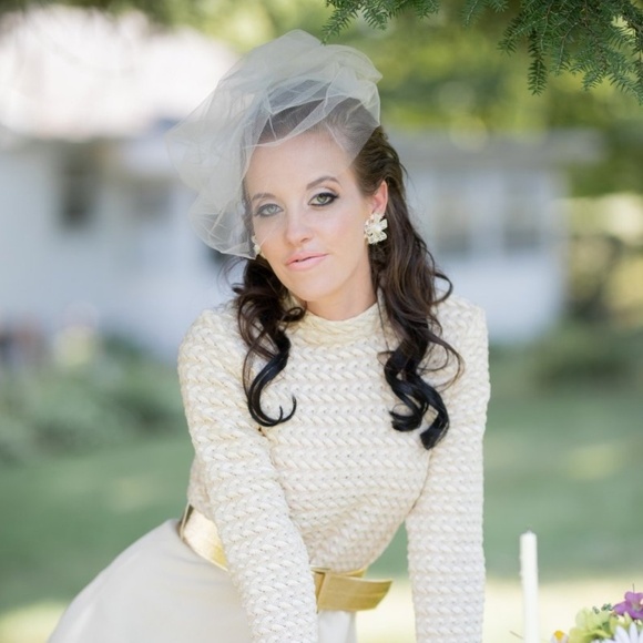 NEW Double Birdcage Bridal Wedding Veil for Bride main image 4